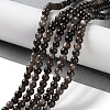 Natural Silver Obsidian Beads Strands X-G-S150-20A-4mm-2