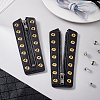 Cowhide Leather Lace-in Boot Zipper Inserts DIY-WH0499-06A-05-5