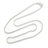 Brass Round Snake Chain Necklaces NJEW-BB10864-20-2