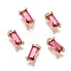 Transparent Glass Charms GLAA-T007-13F-1