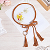 Handmade Imitation Leather Braided Rope Tie Belts AJEW-WH20006-398B-4
