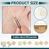3 Bags 3 Styles High Medium Low Temperature Square Sterling Silver & Brass & Zinc Chip Solder DIY-BC0017-55-2