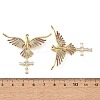 Brass Micro Pave Colorful Cubic Zirconia Pendants CU-CBA03AF-13G-3