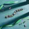 100Pcs 2 Colors Zinc Alloy Slide Charms FIND-DC0004-96-4