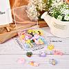 SUNNYCLUE 40Pcs 10 Style Resin Cabochons CRES-SC0002-11-7