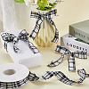 Cloth Plaid Ribbon OCOR-WH20071-001G-3