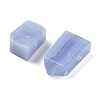 Natural Blue Lace Agate Point Pentagonal Prism Figurines G-G126-01-2