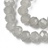 Glass Beads Strands EGLA-A034-J8mm-D10-2