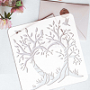 PET Hollow Out Drawing Painting Stencils DIY-WH0391-0040-3