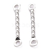 Tarnish Resistant 201 Stainless Steel Links Connectors STAS-B011-02B-P-1