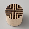 Wooden Hand Press Moon Cake Maker WOOD-WH0025-88D-1
