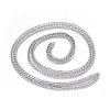 Tarnish Resistant 304 Stainless Steel Curb Chains CHS-G005-B-01P-2