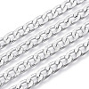 Aluminium Textured Cuban Link Chains CHA-T001-41S-3