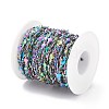 Rainbow Color 304 Stainless Steel Link Chains STAS-P219-47M-3