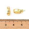 Brass Fold Over Clasps KK-CBA9CBD-25G-3
