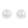 Electroplated ABS Plastic Imitation Pearl Beads KY-N020-09A-01-3