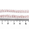 Electroplate Transparent Glass Beads Strands EGLA-A035-T3mm-A20-4