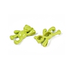 Spray Painted Alloy Pendants PALLOY-Q466-02B-2