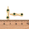 Brass Micro Pave Cubic Zirconia Pendants KK-K382-52G-3