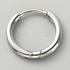 316L Surgical Stainless Steel Huggie Hoop Earrings for Girl Women EJEW-TAC0011-11A-P-1