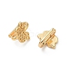 Brass Hoop Clasps KK-Z136-57A-G-2