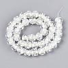 Handmade Foil Lampwork Beads Strands FOIL-T008-02A-1