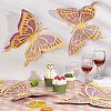 Paper 3D Butterfly Decorations DIY-WH0308-366-4