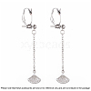 Brass Clip-on Earring Converters Findings KK-Q115-N-4