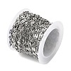 304 Stainless Steel Oval Link Chains CHS-K026-01D-P-2