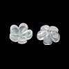 Dyed & Heated Glass Bead Caps GLAA-C042-01O-2