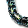 Handmade Dichroic Foil Glass Beads Strands DICH-U001-09E-3