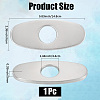 Oval Stainless Steel Faucet Hole Covers STAS-WH20001-18A-P01-2