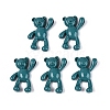 Spray Painted Alloy Pendants PALLOY-Q466-02C-1