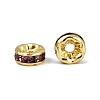 Brass Grade A Rhinestone Spacer Beads RSB034NF-16G-4