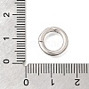 Brass Spring Gate Rings KK-C255-06P-3