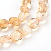 Natural Citrine Beads Strands X-G-F575-12-2