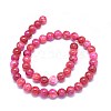 Natural Dyed Jade Beads Strands G-F601-A19-2