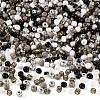 100G Opaque & Transparent Inside Colours 6/0 Glass Seed Beads SEED-TA0001-12A-10