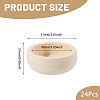 Wood Bowl DJEW-WH0015-206-2