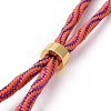 Nylon Cord Silder Bracelets MAK-C003-03G-18-2