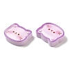 Cute Cartoon Animal Opaque Resin Cabochons LS-RESI-C034-05E-2