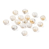 Opaque Spray Painted Glass Beads GLAA-G118-01K-1