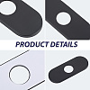 Oval Stainless Steel Faucet Hole Covers STAS-WH20001-18F-EB-5