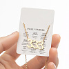 201 Stainless Steel Angel Number Pendant Necklaces for Women FS-WG21275-05-1