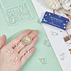 20Pcs Brass Screw Clip-on Earring Converters Findings KK-SC0004-79-3