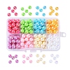8 Color Plating Eco-Friendly Poly Styrene Acrylic Beads SACR-X0015-06-8mm-1