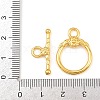 Brass Toggle Clasps KK-G548-42G-02-4