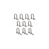 304 Stainless Steel D-Ring Anchor Shackle Clasps STAS-WH0033-56A-7