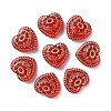 Plating Acrylic Beads OACR-P007-09-1