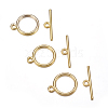 Tibetan Style Toggle Clasps TIBE-A12208-G-NR-2